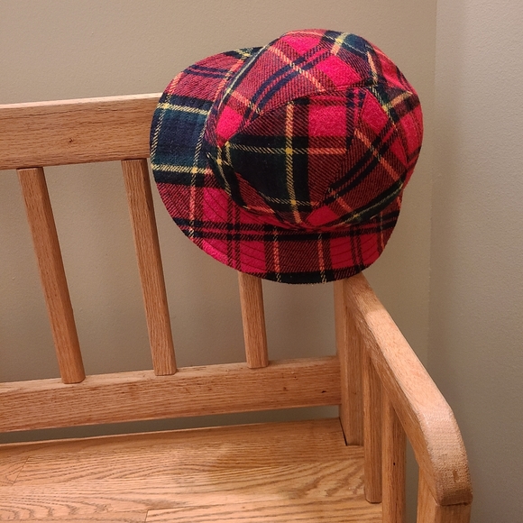 Plaid vintage hat - Picture 3 of 10